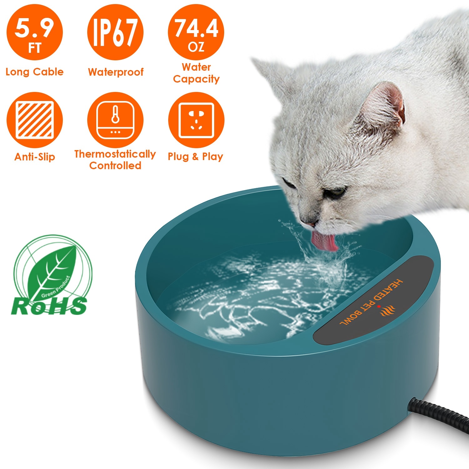 heated pet bowl