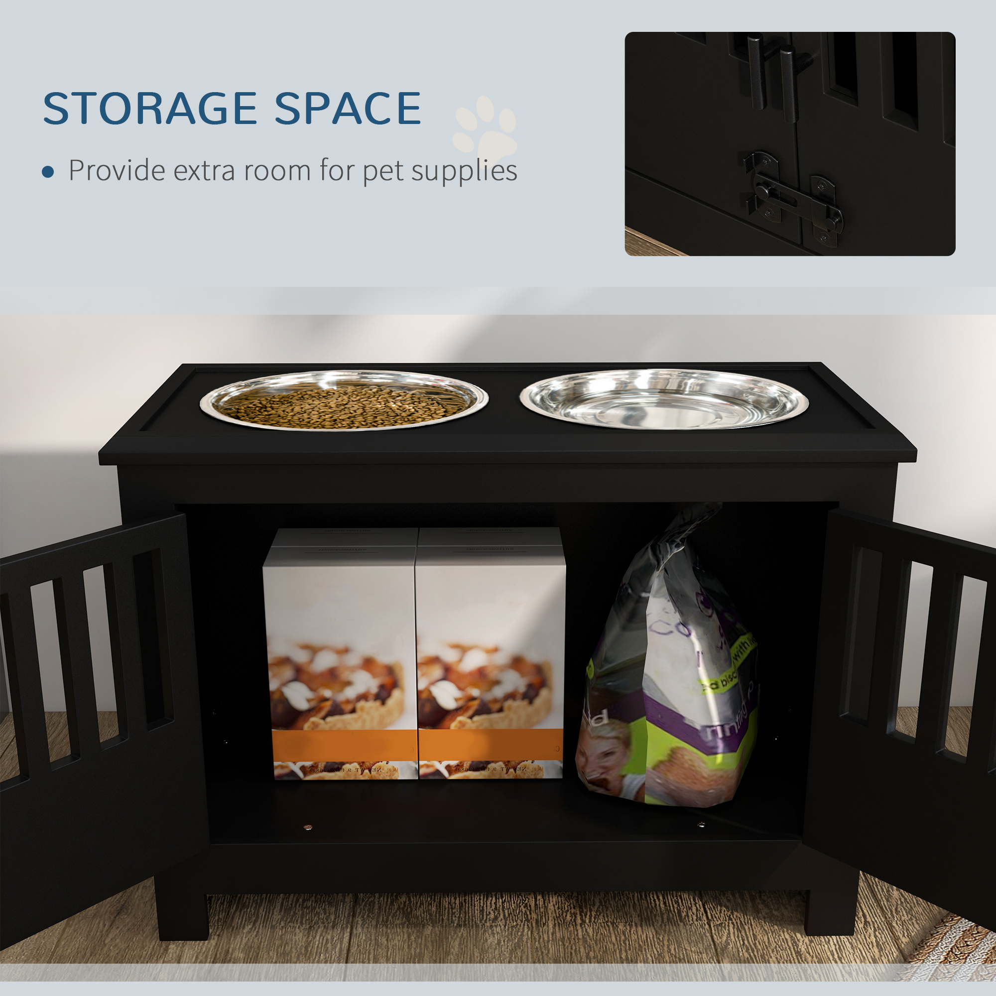 Dog Food Storage Cabinet