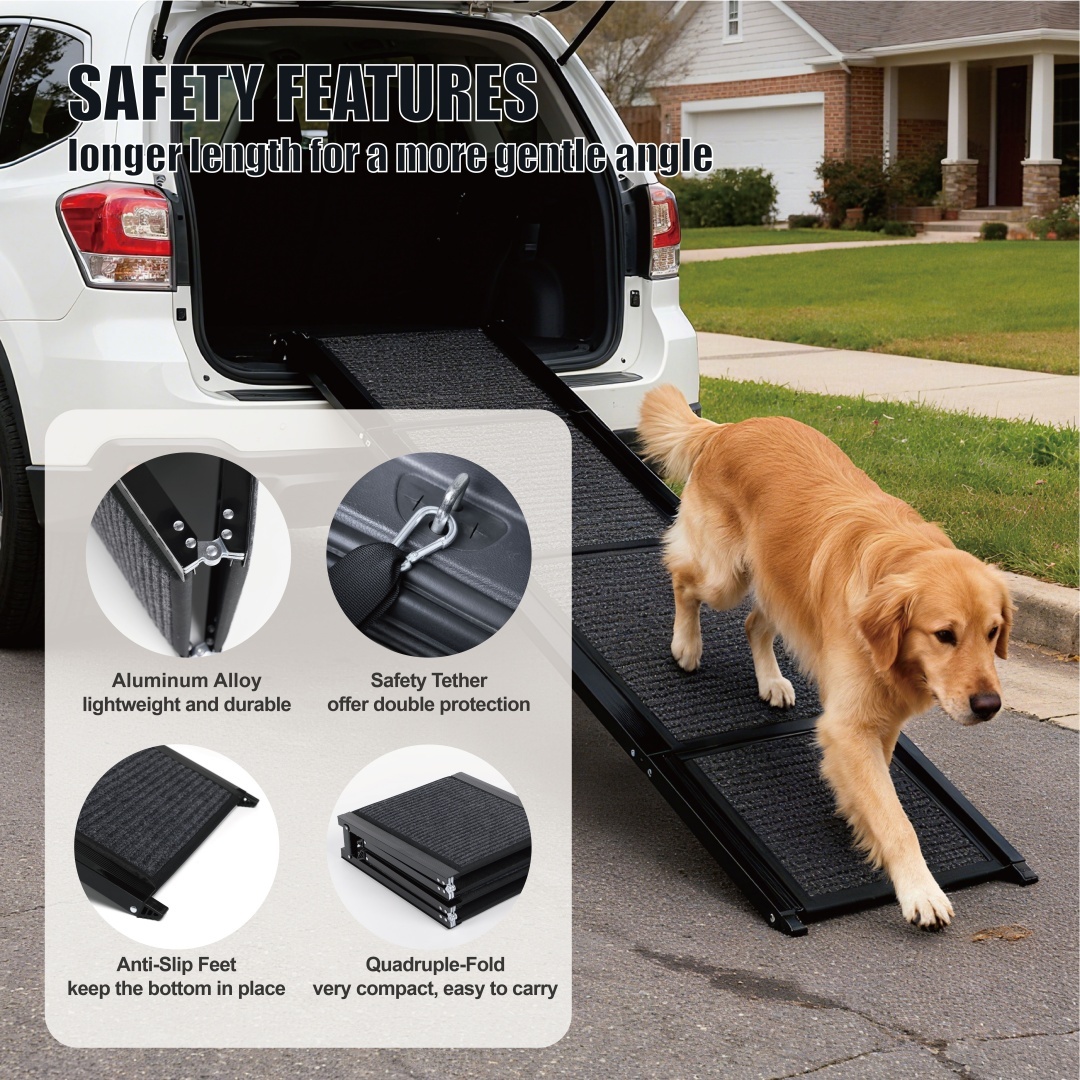 folding dog ramp for car, truck & van.